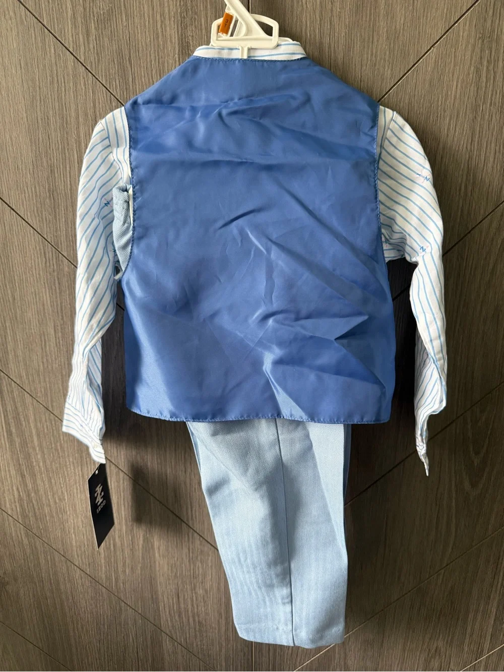 Izod Light Blue Toddler Boys 4 Piece Suit Set